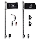 5150 Whips Platinum 2x 187 LED Whips (1 Pair)