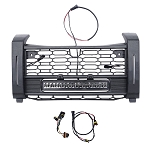 Kemimoto Front Mesh Grill with Accent Light for Polaris XPEDITION ADV/XP