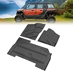 Kemimoto Front and Rear TPE Floor Mat for Polaris Xpedition XP 5/ADV 5 2024+