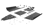 Seizmik Uhmw Skid Plate Kit with Integrated Tree Kickers/Rock Sliders – Polaris General XP 1000