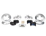 Agency Power Big Brake Kit Front and Rear Black Polaris RZR Turbo