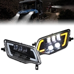 Kemimoto LED Headlight with Turn Signal for Pioneer 1000 700/ Talon 1000