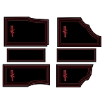 EVO Custom Evp Floor Mats For 2016+ Defender 4-seat Models