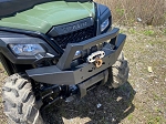 Emp Honda Pioneer Front Brush Guard With Winch Mount