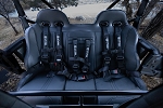 UTVMA Honda Talon 4 Rear Bench Seat W Harnesses (2019-2025)