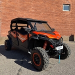 Bent Metal CFMOTO ZForce 950 Sport/Trail Vented Glass Windshield