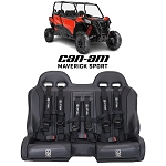 UTVMA Maverick Sport Max Front Bench Seat With Harnesses (2019-2025)