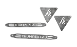 Thumper Fab Maverick X3 Rock Sliders Accent Panels (2-Seat)