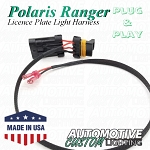 Automotive Custom Lighting Polaris Ranger Plug&Play Licence Plate Light Adapter