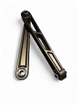 Elektric Offroad 2022 to Current Polaris RZR Turbo R, Pro R Front Sway bar Link in Gun Metal Finish