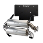 Trinity Racing Quiet Exhaust for Polaris Xpedition – Dual Muffler Stainless Steel System