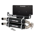 Trinity Racing Dual Slip-On Exhaust for Polaris Xpedition