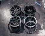 Agency Power VR Forged D15 Wheel Package Beadlock Polaris RZR Pro R 15x6 Matte Black