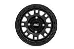 Rough Country 82 Series Wheel UTV | Semi Gloss Black | 15x7 | 4x110 | +10mm