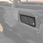 Kemimoto UTV Backrest Rear Storage Nets for Can Am Defender Max