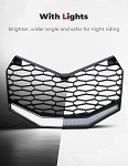 Kemimoto Front Bumper Mesh Grill For Can-Am Maverick X3