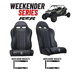 UTVMA RZR PRO (Turbo R, Pro R, Pro) 2 and 4 Seater Weekender Series Pair of Front Bucket Seats W/ Quick Mount Bracket (2020-2024)