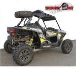 Factory UTV Polaris RZR XP Steel Dual Clamp Spare Tire Mount