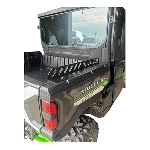 AJK Offroad bed rails installed on Kawasaki Ridge bed, raising bed height 