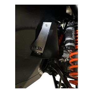 AJK Offroad A/C line covers installed on Polaris Xpedition front and rear 