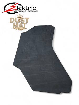 Detail view of 50-60 Shore A Durometer EVA foam dust mat for Can-Am X3 