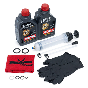 EVP Motul driveline oil kit for Can-Am Maverick R contents 