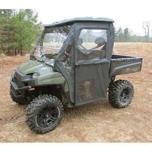 Seizmik framed door kit installed on Polaris full-size round tube Ranger 